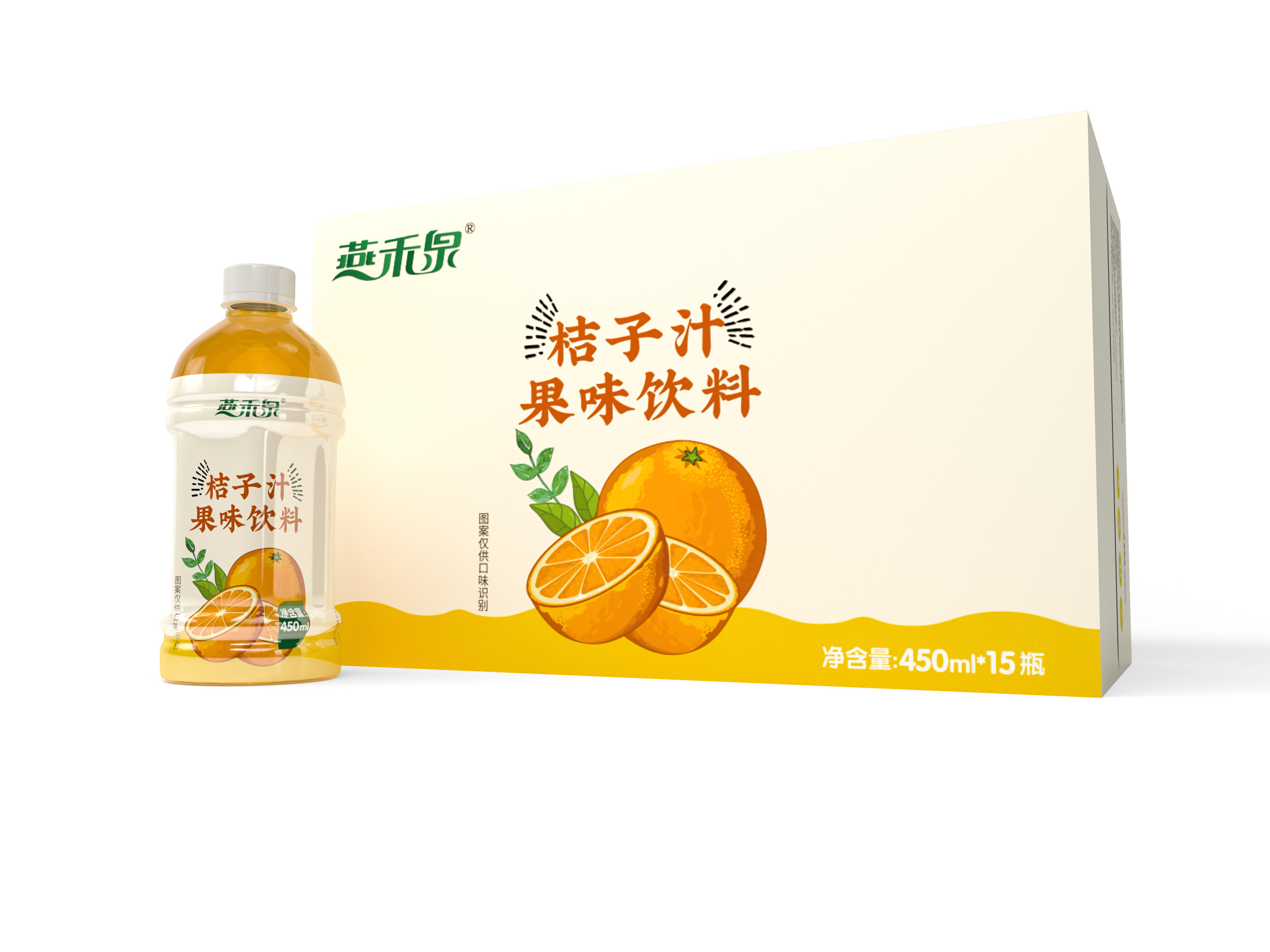 桔子汁果味飲料450ml